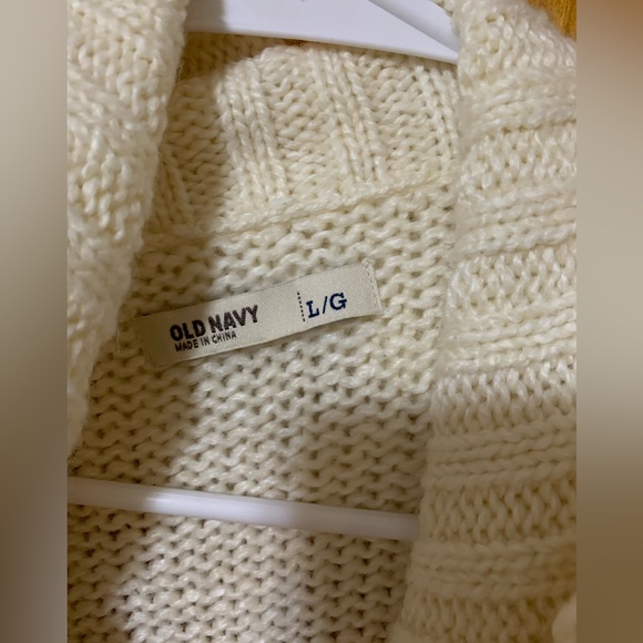 Old Navy cream knit cape/shrug sweater - Picture 4 of 4